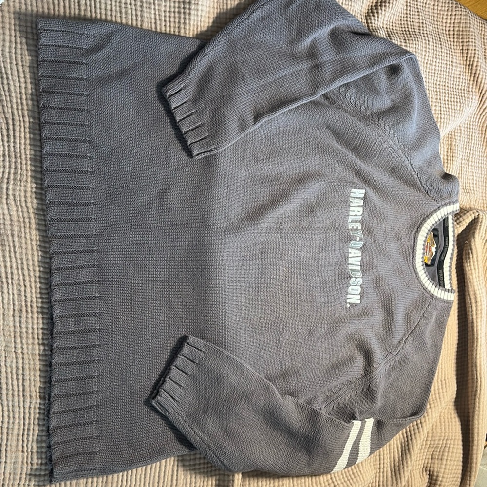 Xl Harley Davidson grey sweater